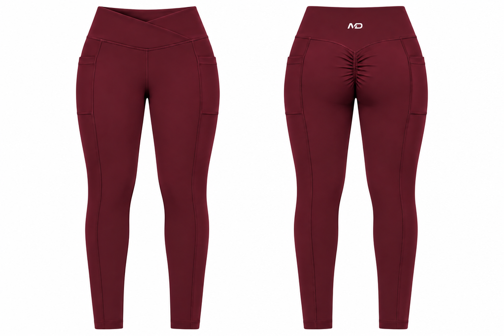 WL-NY-003 High-Waisted Cotton Blend Leggings