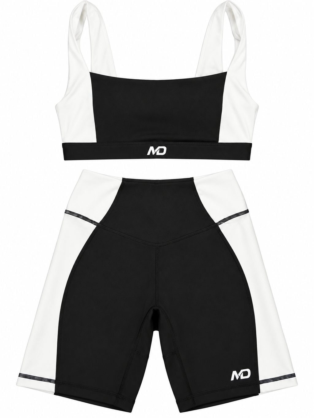 Women's Cross-Back Sports Bra & Shorts Set