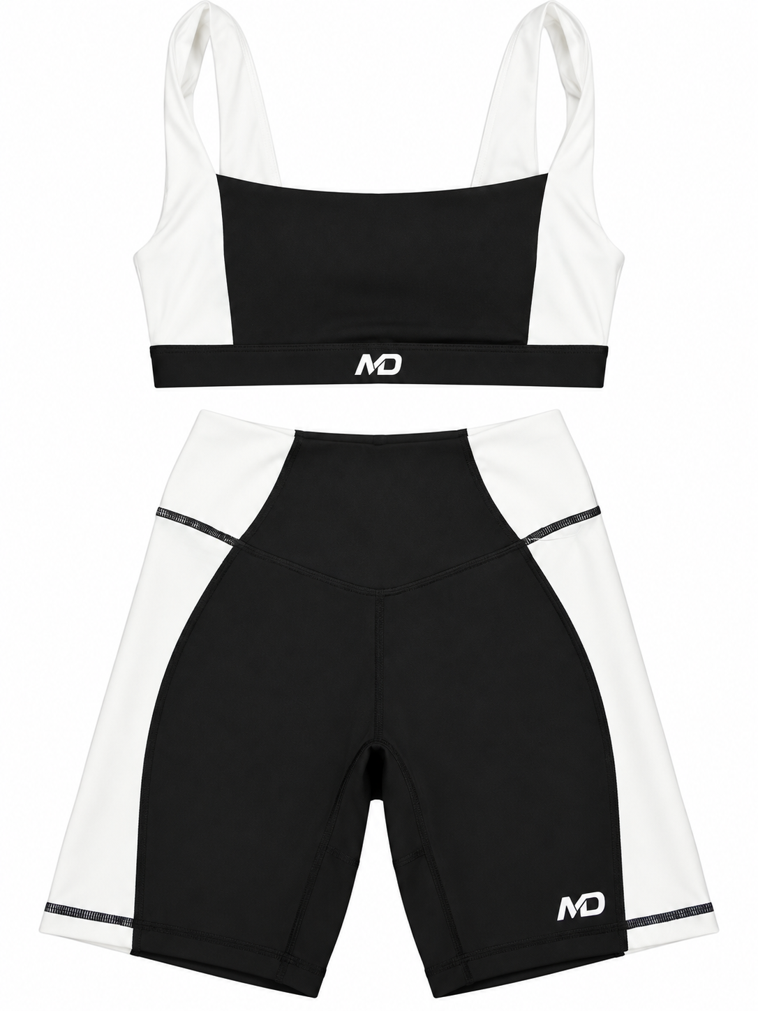 Women's Cross-Back Sports Bra & Shorts Set