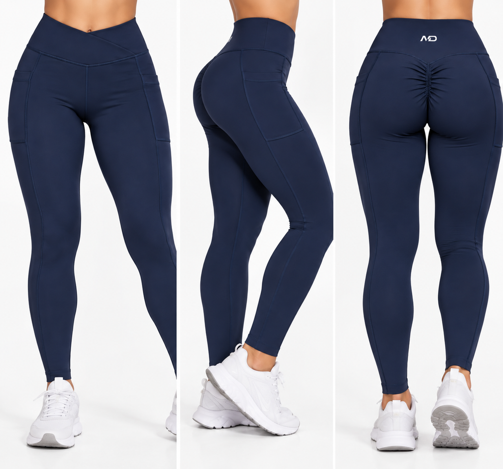 WL-NY-003 High-Waisted Cotton Blend Leggings