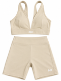 Women’s sports bra and shorts set