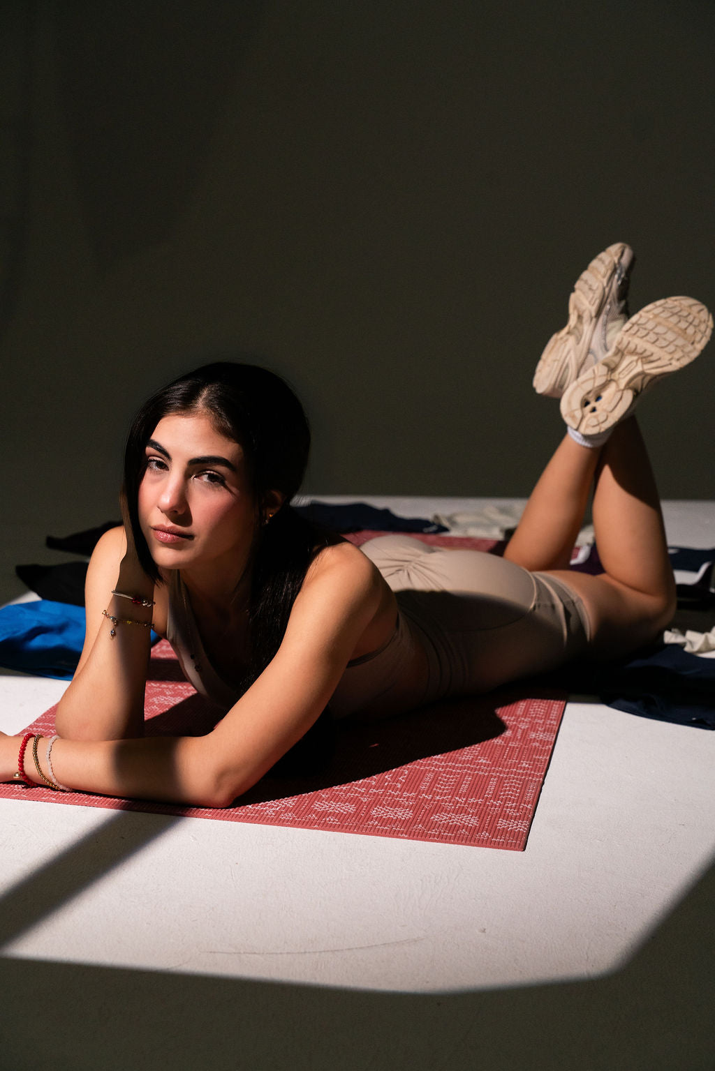WBS-POL-001 Women’s sports bra and shorts set.