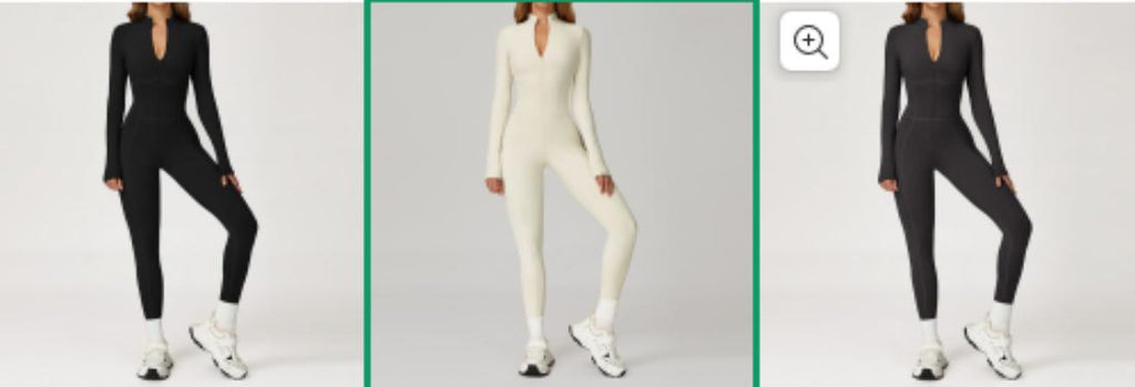 WJ-NY-003 Women’s athletic jumpsuit.
