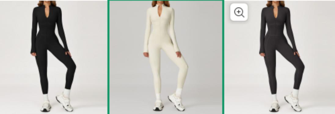 WJ-NY-003 Women’s athletic jumpsuit.