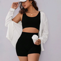 WSH-NY-003 Women’s Top & Shorts Set