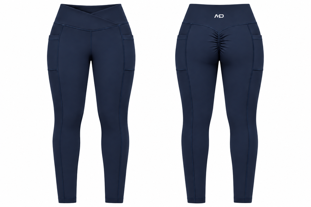 WL-NY-003 High-Waisted Cotton Blend Leggings