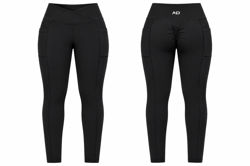 WL-NY-003 High-Waisted Cotton Blend Leggings