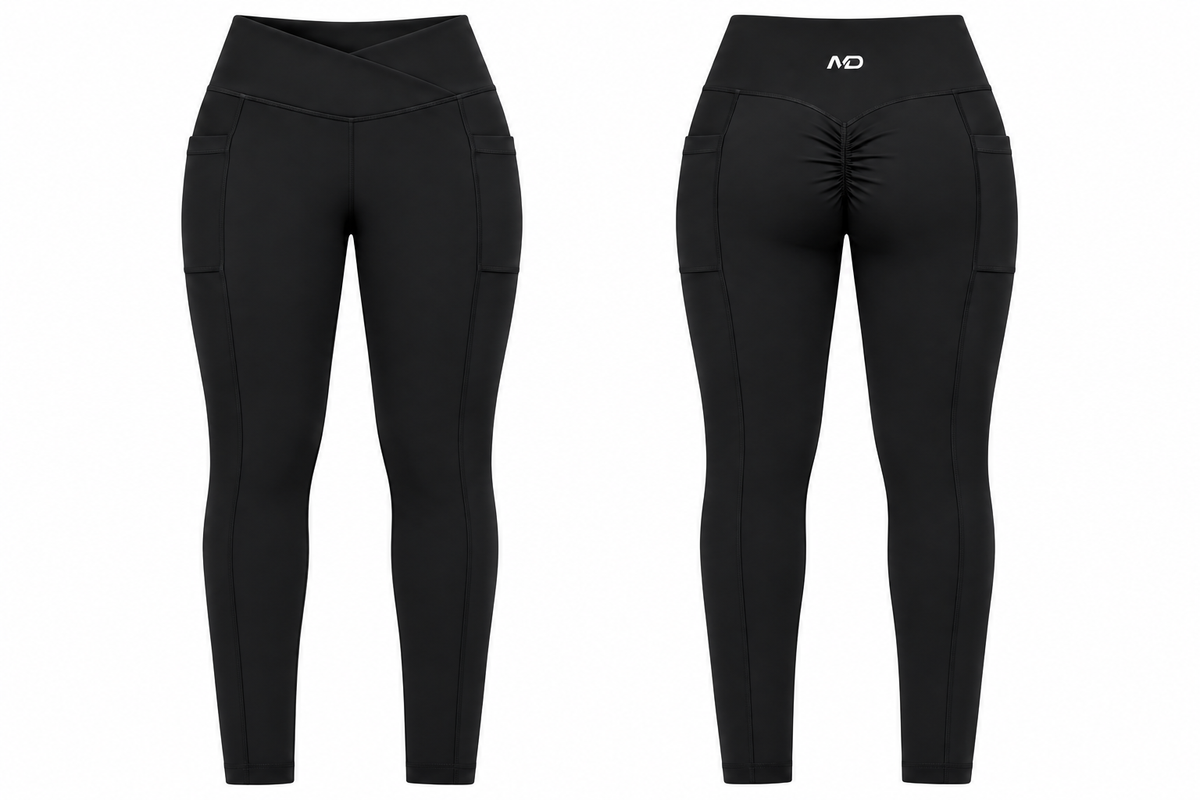 WL-NY-003 High-Waisted Cotton Blend Leggings