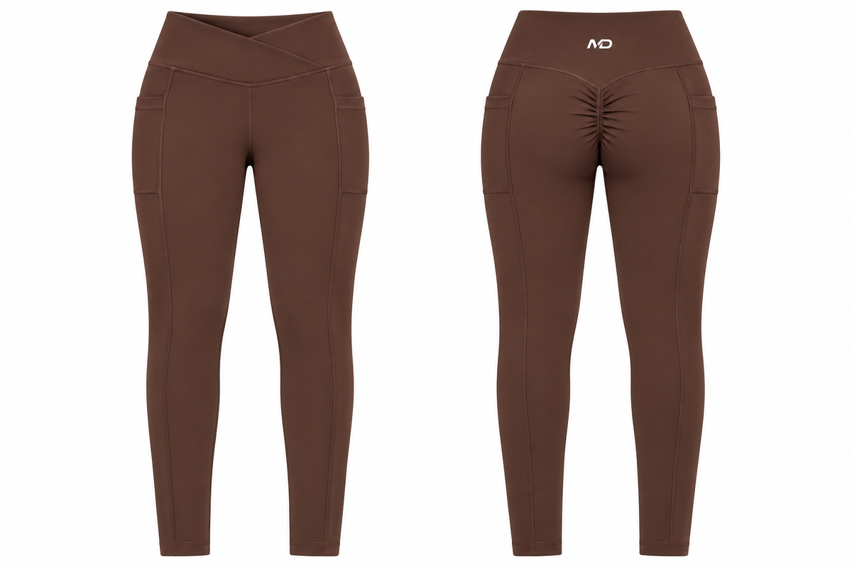 WL-NY-003 High-Waisted Cotton Blend Leggings
